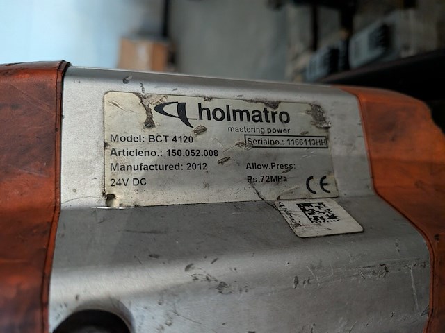 Accu-combitool, holmatro, bct 4120, 2008, incl. accu's en acculader - afbeelding 8 van  16