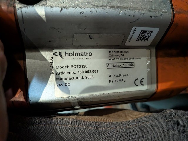 Accu-combitool, holmatro, bct3120, 2003, incl. accu's en acculader - afbeelding 8 van  16