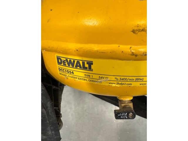 Accu compressor, dewalt, vdcc1054, met toebehoren - afbeelding 5 van  8