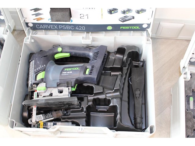 Accu decoupeerzaag festool psbc420eb. zonder accu - afbeelding 1 van  4
