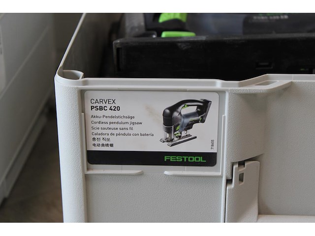 Accu decoupeerzaag festool psbc420eb. zonder accu - afbeelding 4 van  4