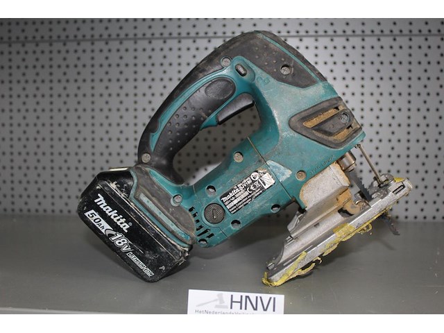 Accu decoupeerzaag makita bjv180 met 5,0ah accu. - afbeelding 2 van  2