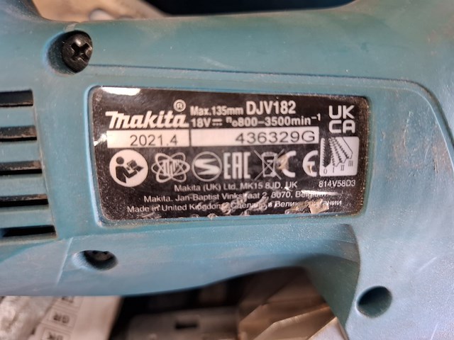 Accu decoupeerzaag makita, djv 182 - afbeelding 4 van  6