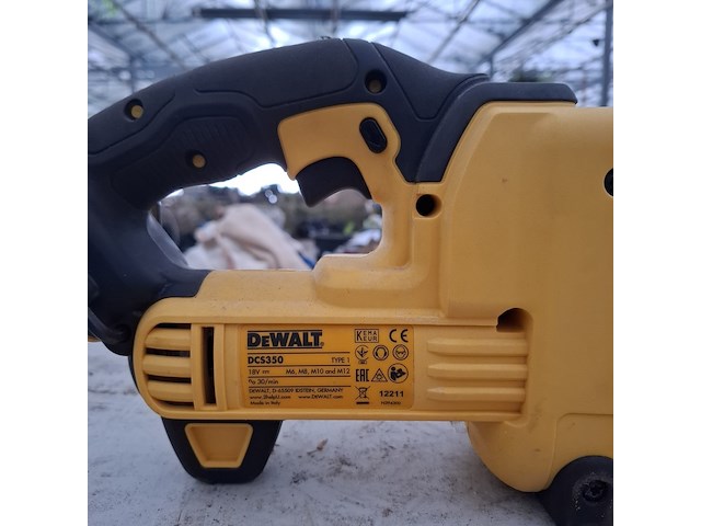 Accu draadeindknipper, dewalt, dcs350 - afbeelding 10 van  12
