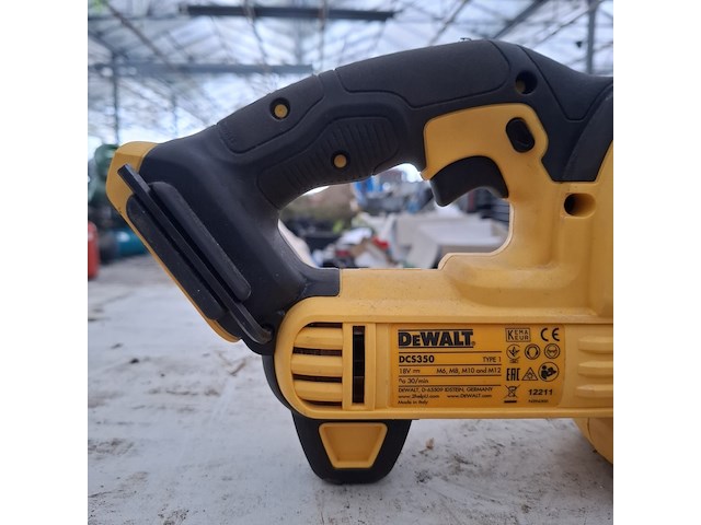 Accu draadeindknipper, dewalt, dcs350 - afbeelding 11 van  12