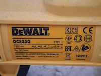 Accu draadeindknipper, dewalt, dcs350 - afbeelding 12 van  12