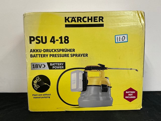 Accu druksproeier, kärcher, psu 4-18 - afbeelding 1 van  5