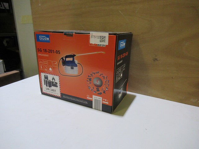 Accu drukspuit set gude, sg 18-201-05 - afbeelding 1 van  1