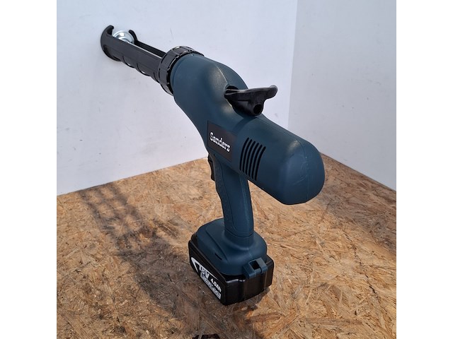 Accu dubbel lijmpistool, blauw - afbeelding 5 van  10