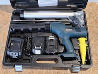 Accu dubbel lijmpistool, blauw - afbeelding 9 van  10