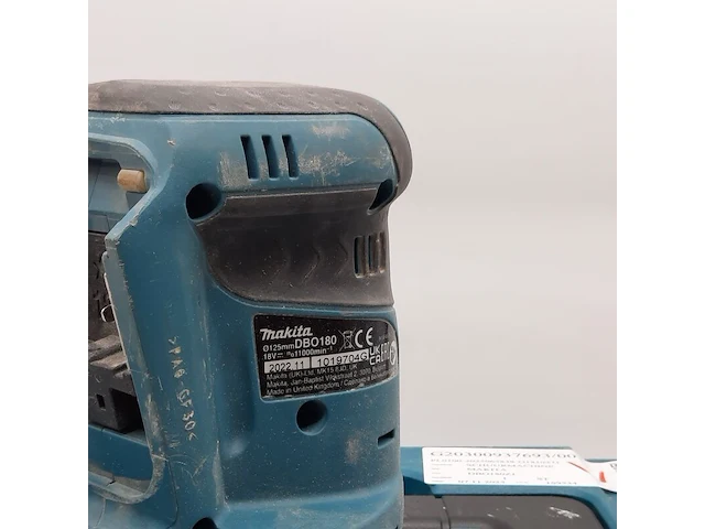 Accu excenter schuurmachine, makita, dbo180, 2022 - afbeelding 4 van  8