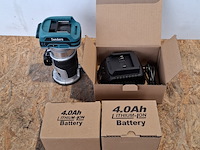 Accu freesmachine, brushless, blauw - afbeelding 3 van  14