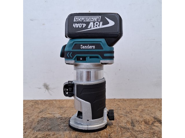 Accu freesmachine, brushless, blauw - afbeelding 7 van  14