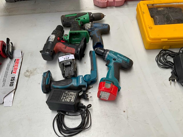 Accu gereedschap (5x) - afbeelding 1 van  3