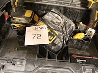 Accu gereedschapset bestaande uit dewalt schroefmachine dz809 en73 schroefmachine brushless 18v met 1 accu ... - afbeelding 4 van  4