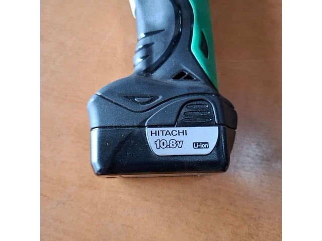 Accu haakse slagschroevendraaier hitachi, wh 10dcl, bouwjaar 2018 - afbeelding 5 van  7