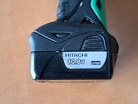 Accu haakse slagschroevendraaier hitachi, wh 10dcl, bouwjaar 2018 - afbeelding 5 van  7