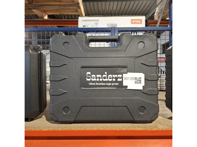 Accu haakse slijper 125mm, blauw - afbeelding 8 van  9