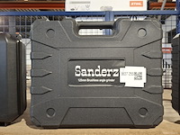 Accu haakse slijper 125mm, blauw - afbeelding 8 van  9