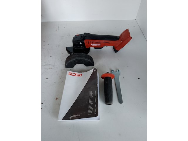Accu haakse slijper 125mm, hilti, ag 125-a22, 2021 - afbeelding 1 van  10