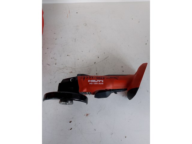 Accu haakse slijper 125mm, hilti, ag 125-a22, 2021 - afbeelding 3 van  10