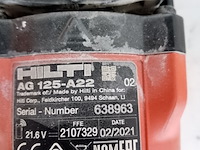 Accu haakse slijper 125mm, hilti, ag 125-a22, 2021 - afbeelding 5 van  10