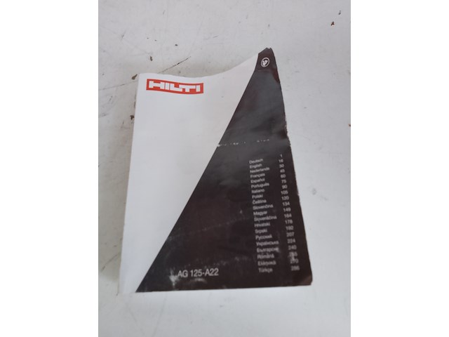Accu haakse slijper 125mm, hilti, ag 125-a22, 2021 - afbeelding 10 van  10