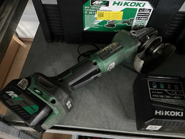 Accu haakse slijper (2x) - afbeelding 3 van  4