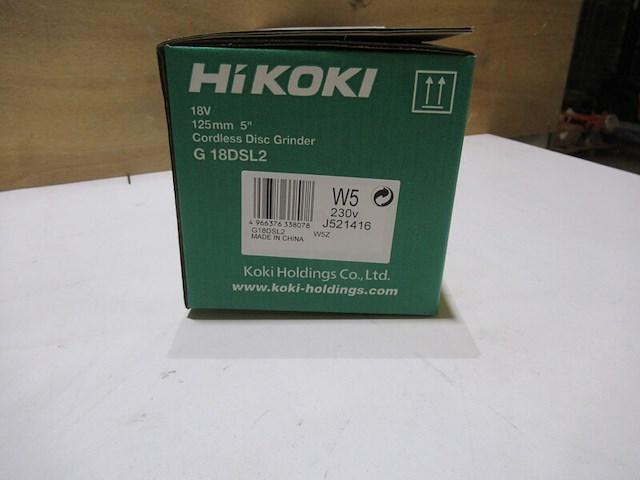 Accu haakse slijper (body) hikoki, g 18dsl2 - afbeelding 4 van  4