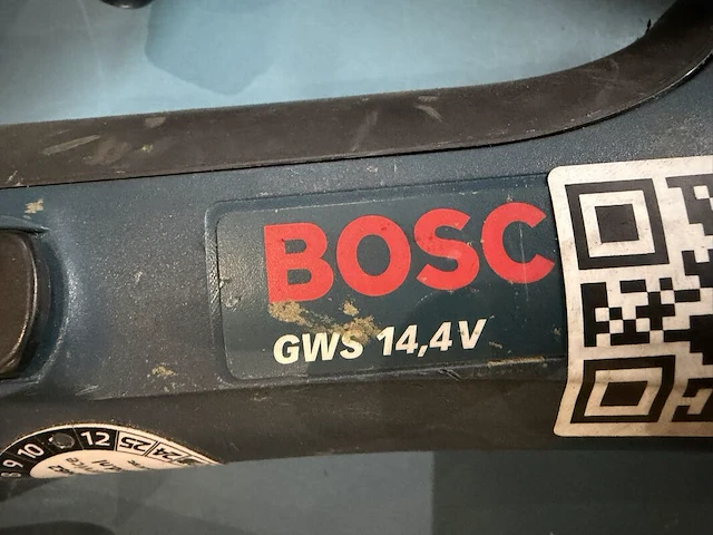 Accu haakse slijper, bosch, gws 14,4 v, blauw/zwart - afbeelding 2 van  2