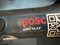 Accu haakse slijper, bosch, gws 14,4 v, blauw/zwart - afbeelding 2 van  2