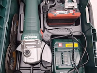 Accu haakse slijper en boormachine, metabo, bs18 lt/ w18 l9 125 - afbeelding 4 van  12
