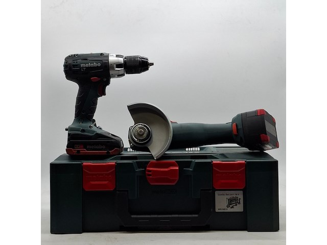 Accu haakse slijper en boormachine, metabo, bs18 lt/ w18 l9 125 - afbeelding 1 van  12