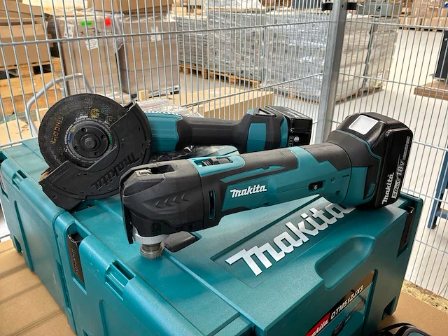 Accu haakse slijper en multitool - afbeelding 1 van  5