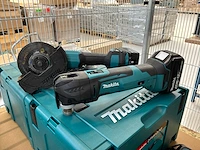 Accu haakse slijper en multitool
