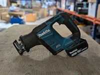 Accu haakse slijper en reciprozaag, makita, incl. accu's en koffer - afbeelding 3 van  6