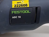 Accu haakse slijper, festool, agc 18, 2021 - afbeelding 2 van  8