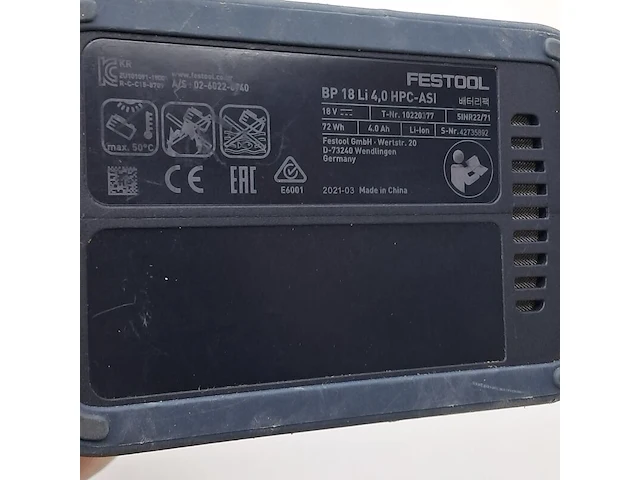 Accu haakse slijper, festool, agc 18, 2021 - afbeelding 5 van  8