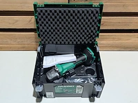Accu-haakse slijper, hikoki, g 1813de, (incl. hsc koffer) - afbeelding 2 van  5