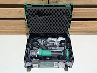 Accu-haakse slijper, hikoki, g 1813df, (incl. hsc koffer) - afbeelding 2 van  5