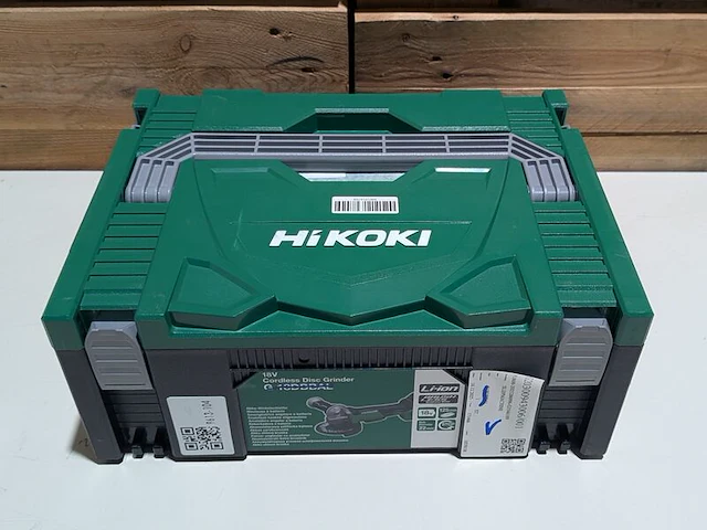 Accu-haakse slijper, hikoki, g 1813df, (incl. hsc koffer) - afbeelding 5 van  5