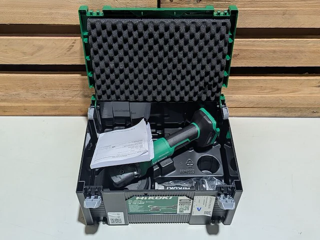 Accu-haakse slijper, hikoki, g 1813df, (incl. hsc koffer) - afbeelding 2 van  5