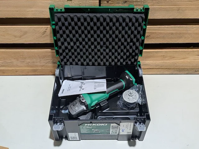 Accu-haakse slijper, hikoki, g 1813dve, (incl. hsc koffer) - afbeelding 2 van  5