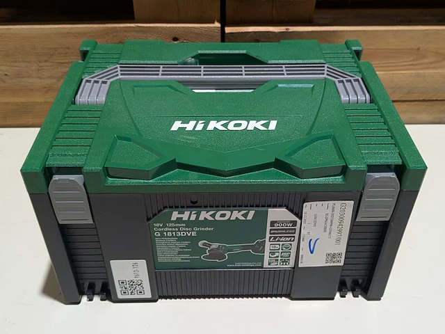 Accu-haakse slijper, hikoki, g 1813dve, (incl. hsc koffer) - afbeelding 5 van  5