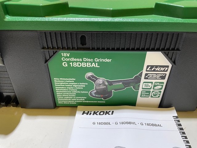 Accu haakse slijper hikoki, g 18dbbal - afbeelding 4 van  4