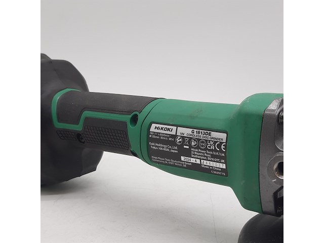 Accu haakse slijper, hikoki, g1813de, 2024 - afbeelding 6 van  11