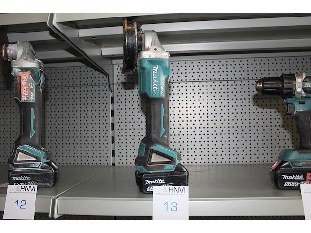 Accu haakse slijper makita dg504 met 5,0ah accu. - afbeelding 1 van  3