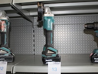 Accu haakse slijper makita dg504 met 5,0ah accu.