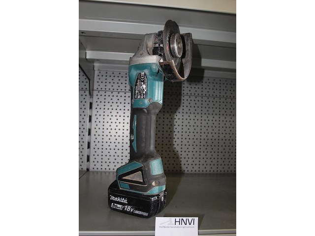 Accu haakse slijper makita dg504 met 5,0ah accu. - afbeelding 3 van  3