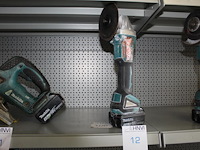 Accu haakse slijper makita dg506 met 5,0ah accu.